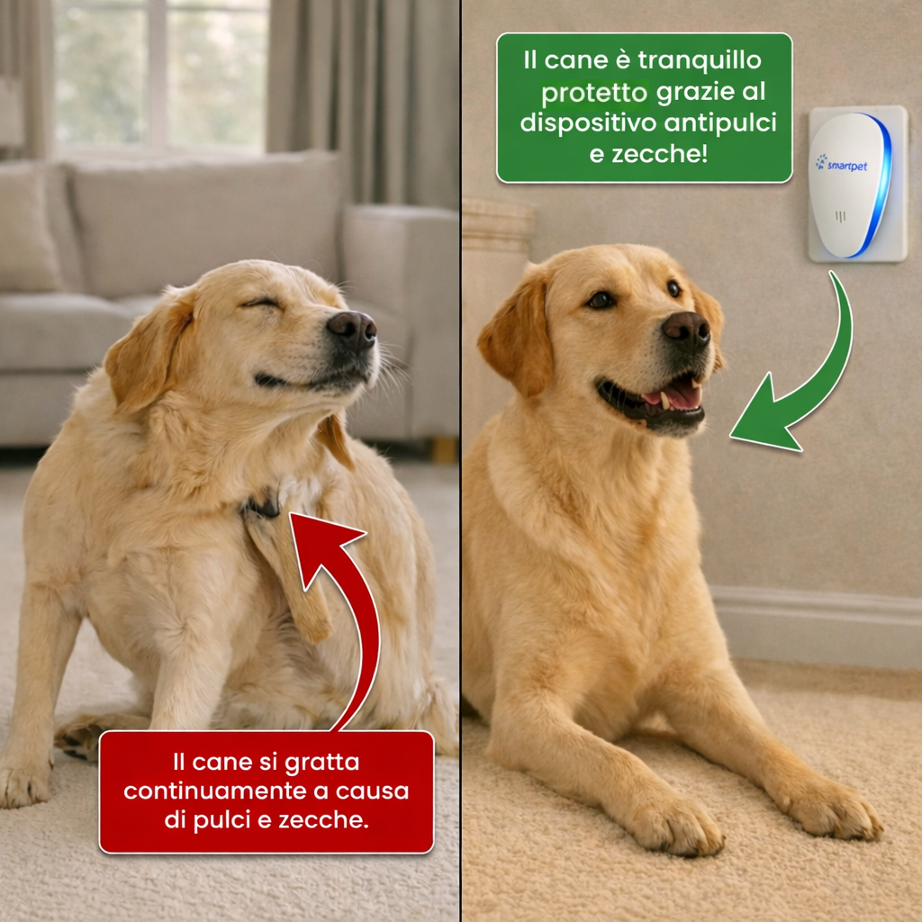 SmartPet – Repellente Antiparassiti per Pulci e Zecche