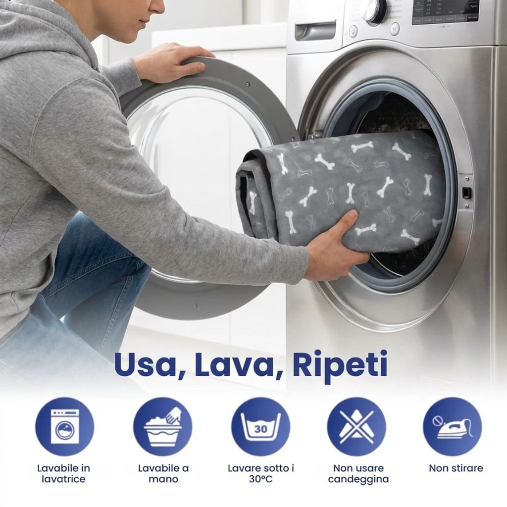 SmartPet - Tappetino igienico, assorbente e lavabile per cani e cuccioli